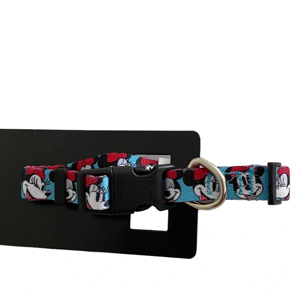 DISNEY Small Minnie Mouse Dog Collar and Pet Bandana